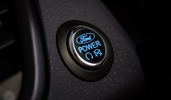 Start-Stop push button (Photo Courtesy: Ford India)