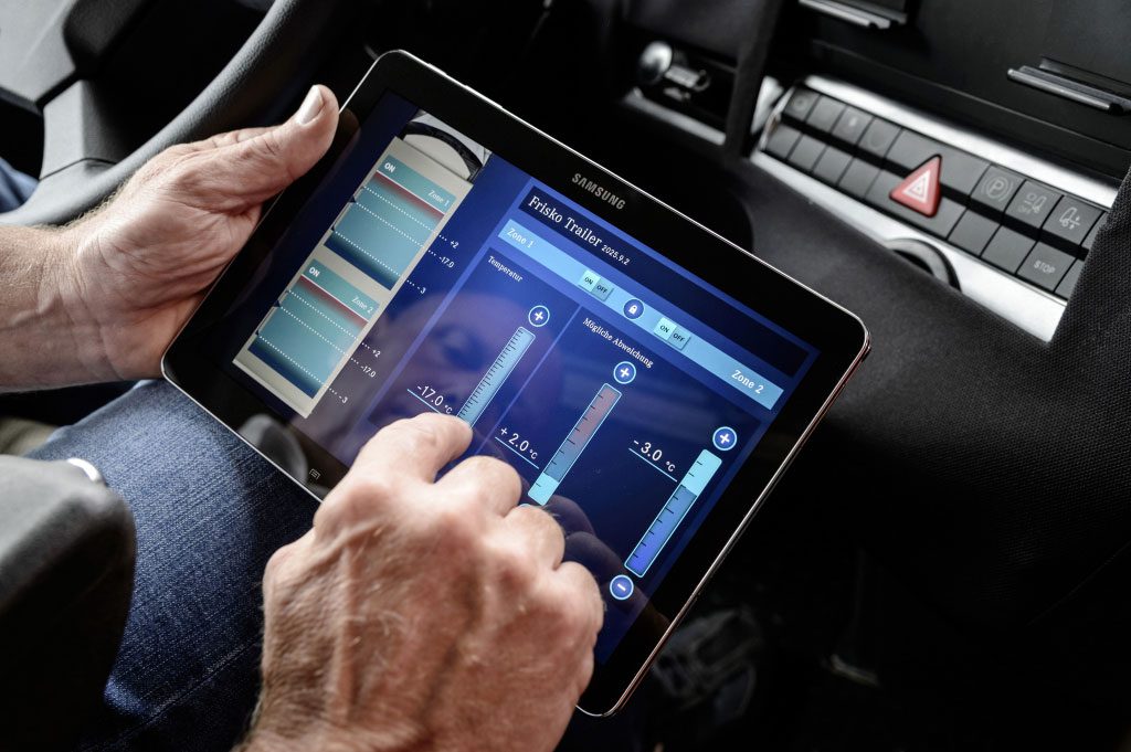 Tablet- The way system communicates with the driver in a Self-driving Truck or the Future Truck 2025 (Image courtesy- Daimler AG)