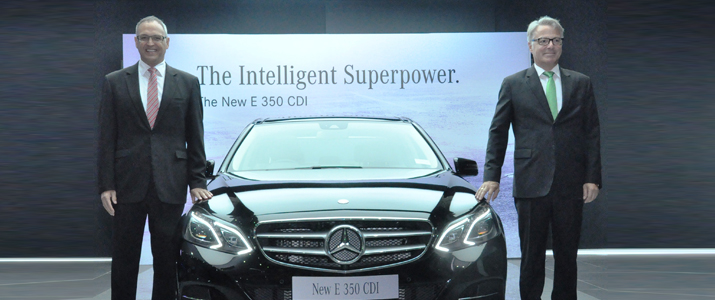 Mercedes-Benz E350 CDI launch (courtesy:Mercedes -Benz India)