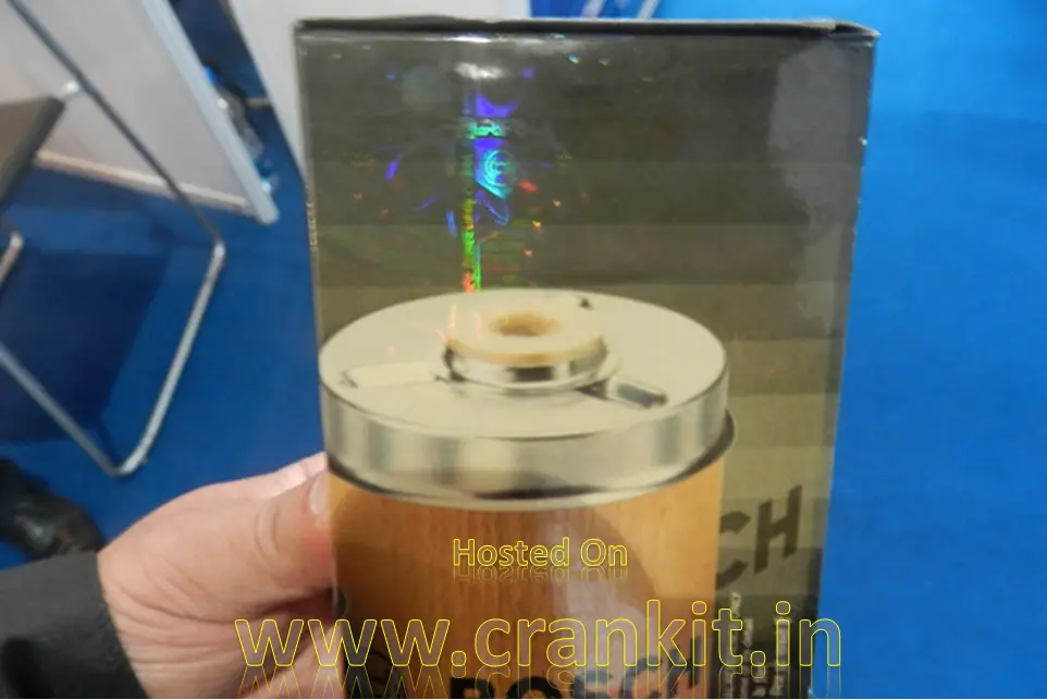 Bosch India Genuine Packaging with printed hologram