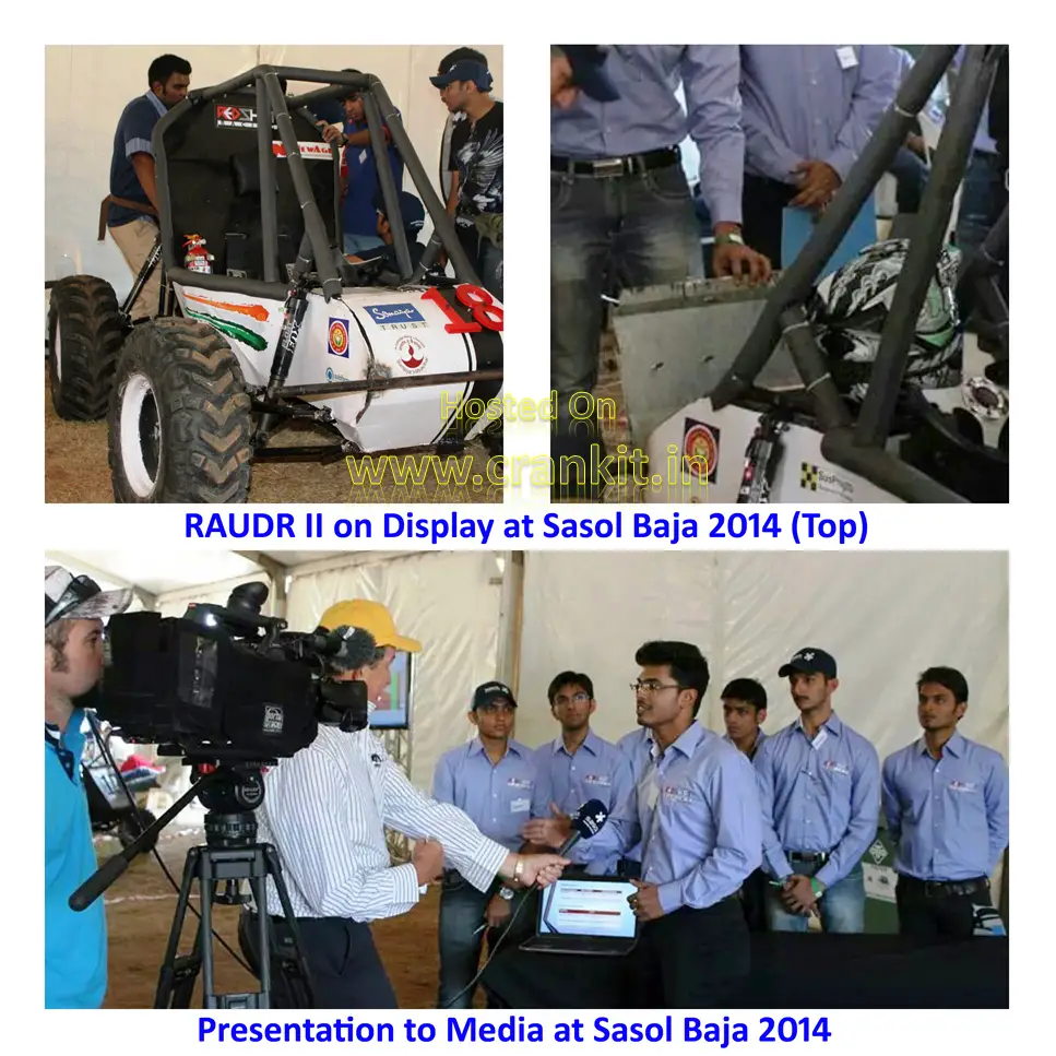RAUDR II on display at Sasol Baja 2014 (Courtesy: Redshift Racing)