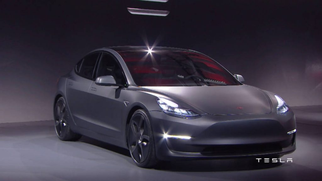 Tesla Model 3 exteriors (Image courtesy: Tesla)
