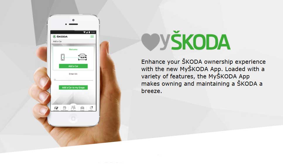 MySKODA App (Image courtesy: SKODA)