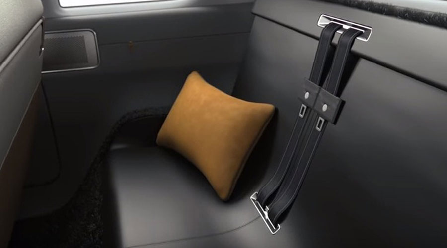 Honda urban EV concept Seat belts