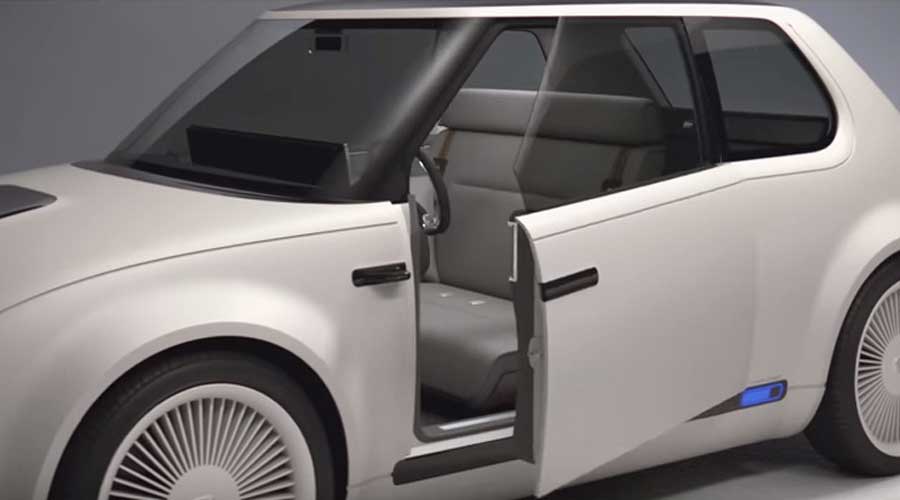 Honda urban EV concept rear hinged doors