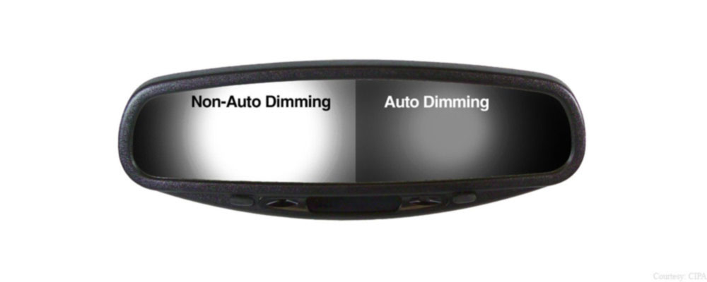 Auto dimming mirrors