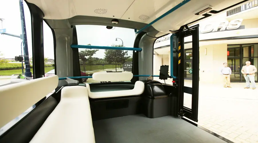 Olli City Bus interiors