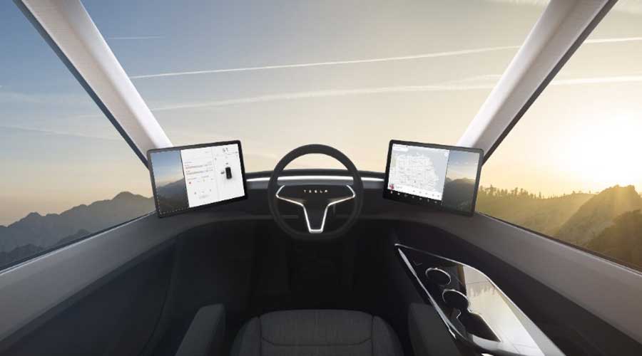 Tesla semi truck Interiors