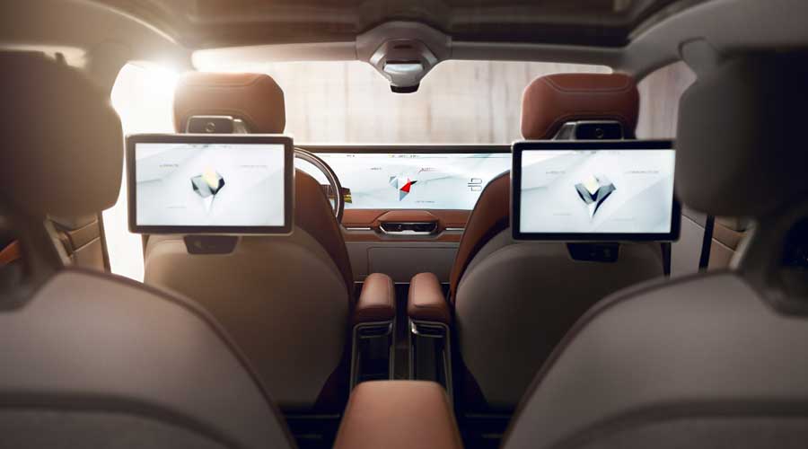 Byton smart car interiors