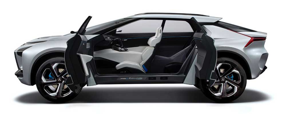 Mitsubishi e-Evolution concept doors