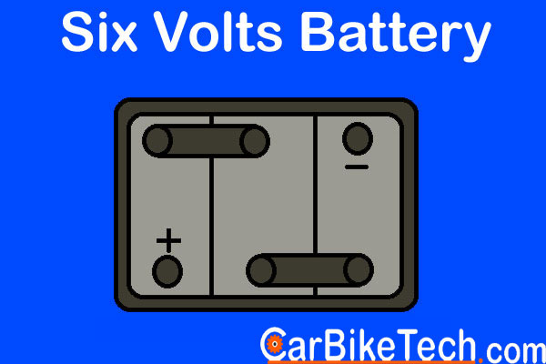 Six Volt Automotive Battery