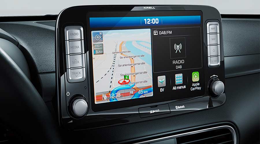Hyundai Kona electric Navigation system
