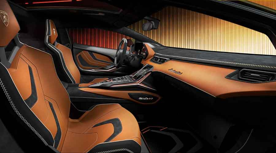 Lamborghini Sian Interiors