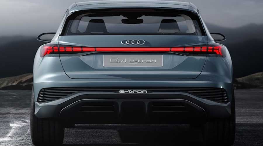 Audi Q4 Sportback e-tron concept rear view