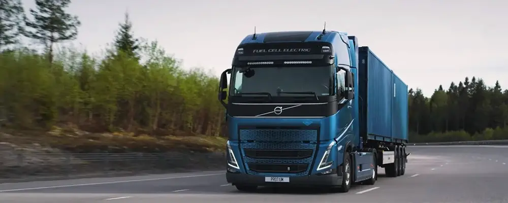 The Volvo zero-emission truck