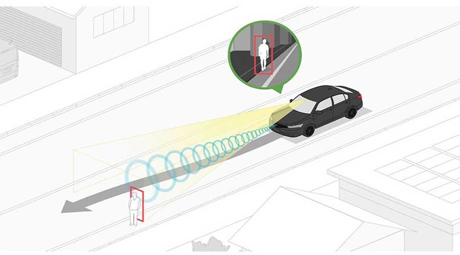 Pedestrian collision mitigation steering system